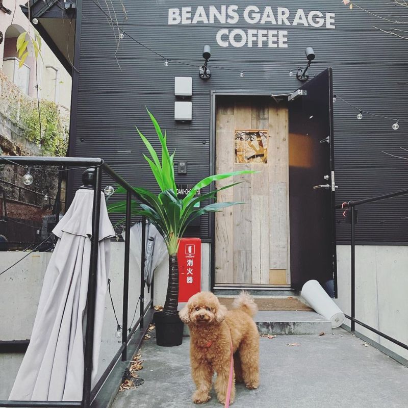 【beans-garage-coffee（ビーンズガレージコーヒー）】＠lou03.04（ルウ・チャマンサ）渋谷のペット同伴OKなドッグカフェ
