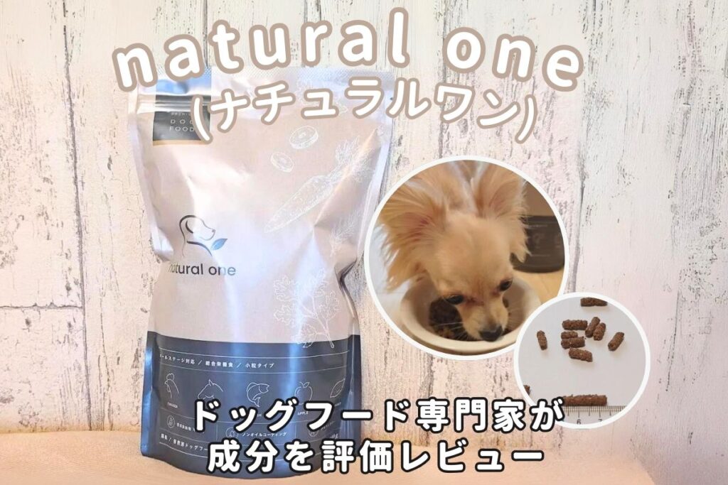 natural one(ナチュラル ワン)ドッグフードを専門家が徹底評価｜愛犬レビューや口コミ評判も！