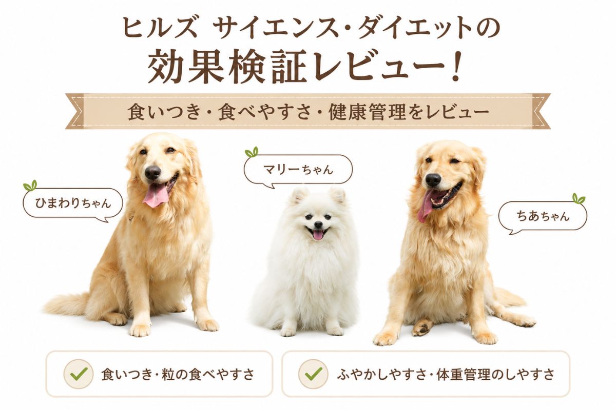 ヒルズ-サイエンス・ダイエットの効果検証レビュー！