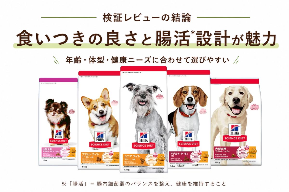 毎日の主食で腸活を意識したい飼い主さんにおすすめ